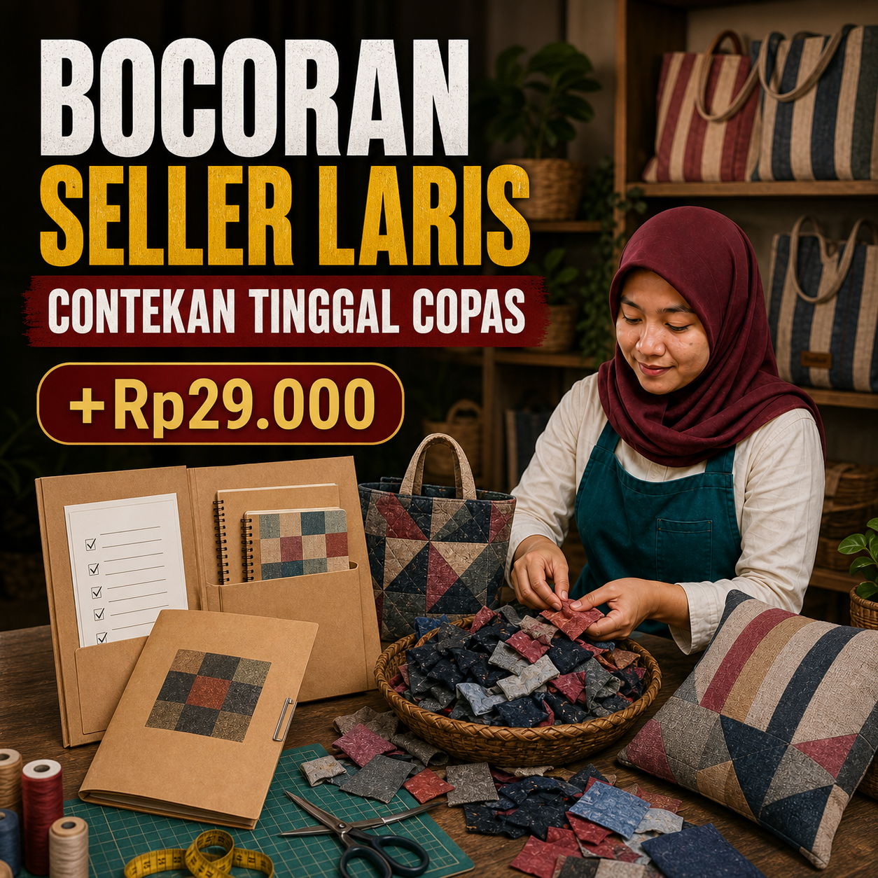 Bocoran Seller Laris - Paket Contekan Tinggal Copas